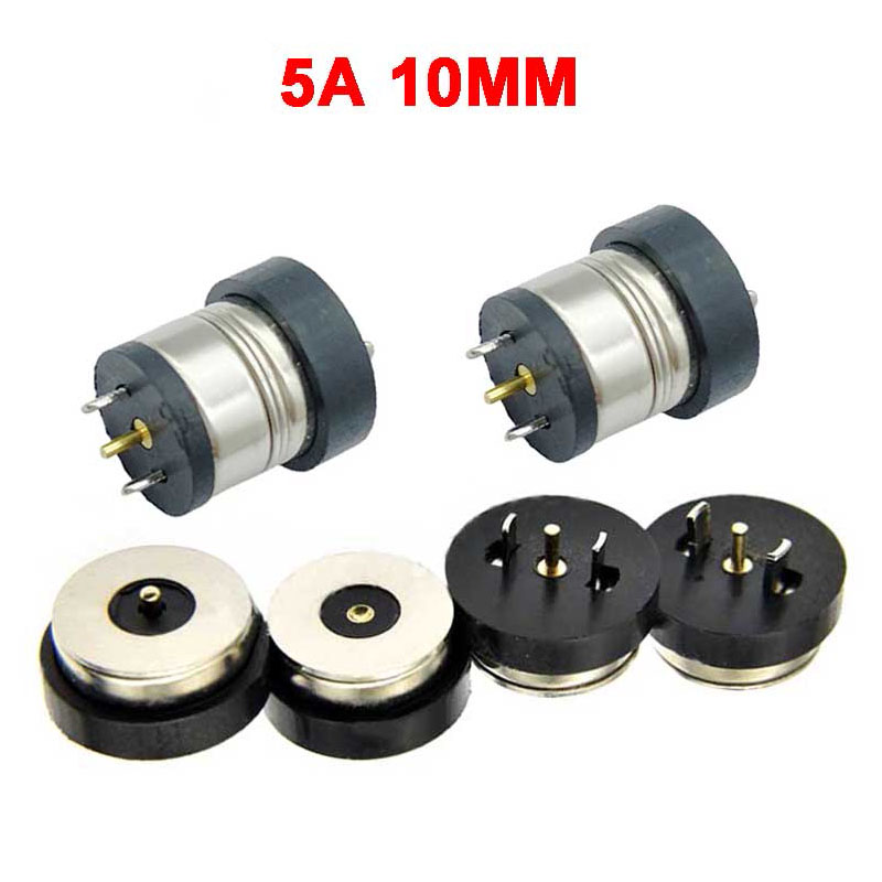 2pin/3pin/4pin/5pin/6pin magnetisk mandlige og kvindelige pogo pin stik til LED